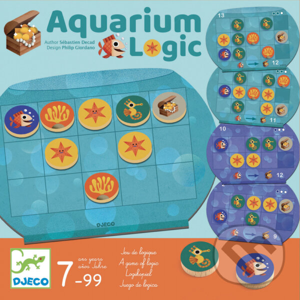 Spoločenská hra: Aquarium Logic: Cesta k pokladu (Djeco). Djeco, 2022