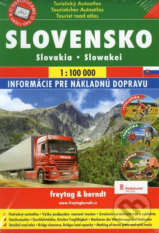 Slovensko 1:100 000, freytag&berndt, 2022