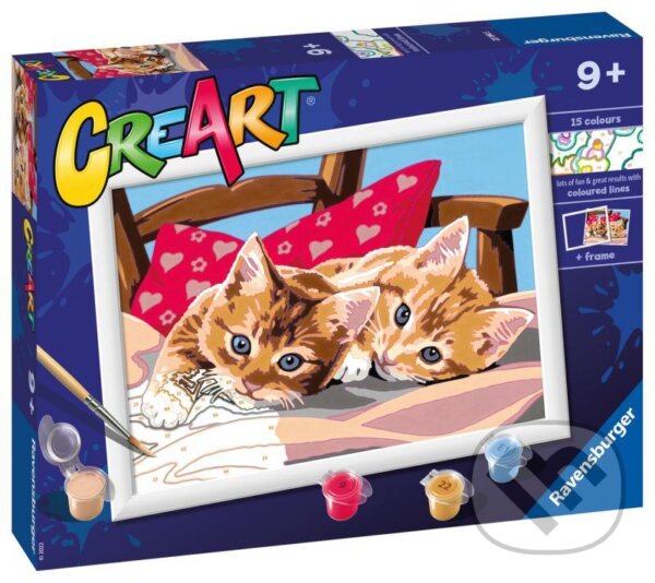 Spoločenská hra: Dvě mazlivá koťata (Ravensburger). Ravensburger, 2022