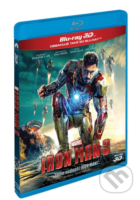Levně Iron Man 3 3D (3D+2D) - Shane Black - film z kategorie Marvel Cinematic Universe