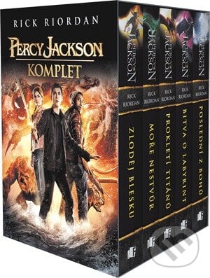 Percy Jackson 1.-5. díl (komplet) - Rick Riordan, Nakladatelství Fragment, 2013