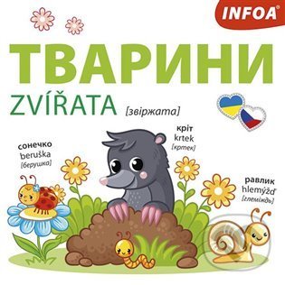 Levně Ukrajinsko-české leporelo – Zvířata - kniha z kategorie Pre deti a mládež
