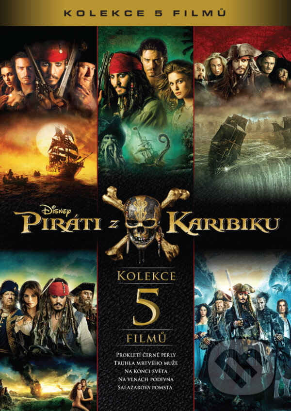 Levně Piráti z Karibiku kolekce 1.-5. (5 DVD) - Espen Sandberg, Gore Verbinski, Joachim Rønning, Rob Marshall - film z kategorie Akčné filmy
