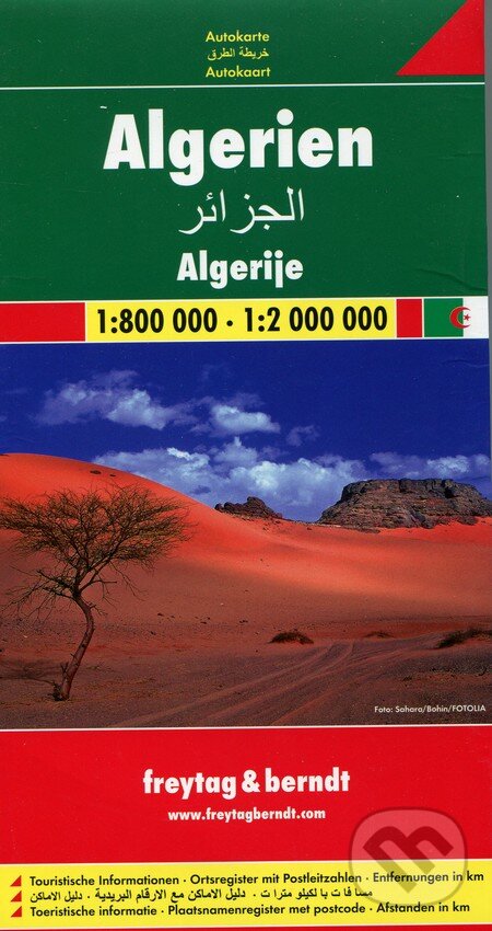 Levně Algerien 1: 800 000, 1:2 000 000 (Automapa)