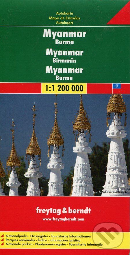 Myanmar 1:1 200 000, freytag&berndt, 2009