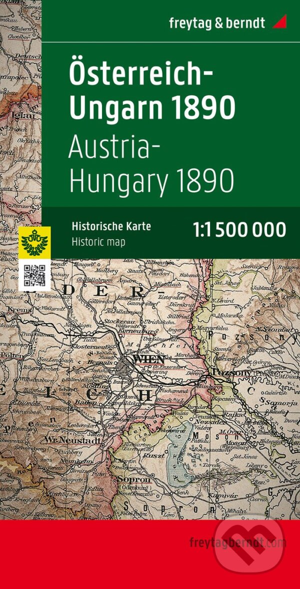 Levně Austria - Hungary 1890 1:1 500 000 (Historic Map)