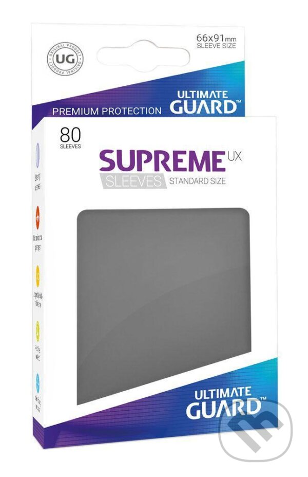 Spoločenská hra: Obaly na karty standard - tmavě šedá lesklé (Ultimate Guard)