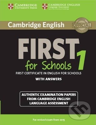 Levně Cambridge English First 1 for Schools for Revised Exam from 2015 - kniha z kategorie Jazykové učebnice a slovníky
