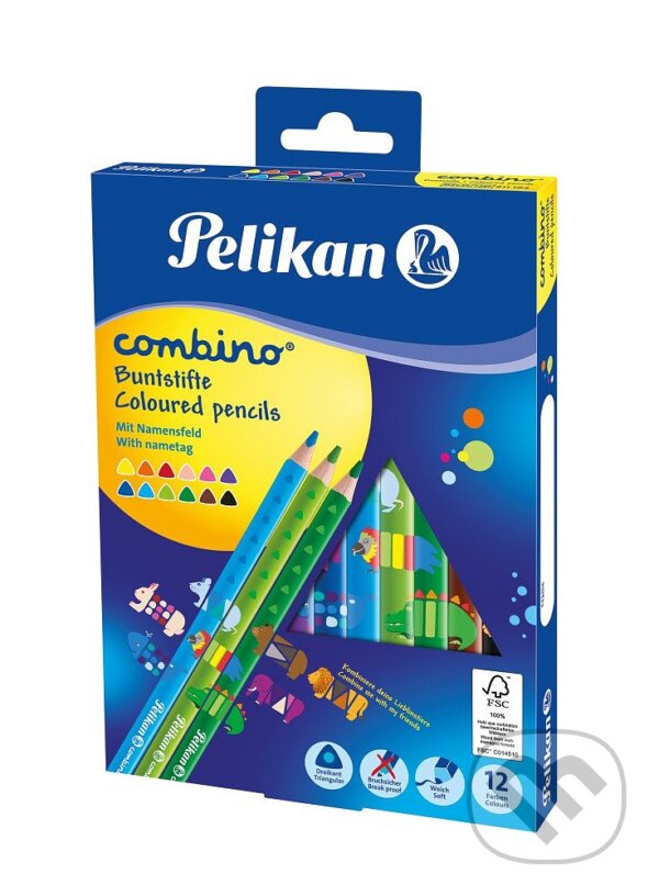 Levně Pastelky Combino, 12 ks