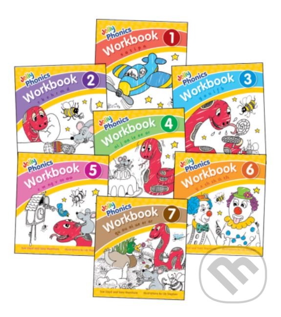 Kniha: Jolly Phonics - Workbooks 1-7 (Sara Wernham a Sue Lloyd)