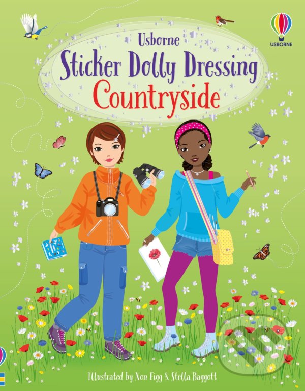 Sticker Dolly Dressing: Countryside - Fiona Watt, Non Figg (ilustrátor), Stella Baggott (ilustrátor), Usborne, 2022