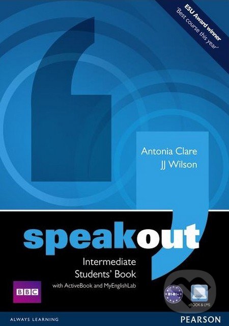Speakout - Intermediate - Students Book with Active Book and My English Lab - Antonia Clare, J.J. Wilson, Pearson, 2012
