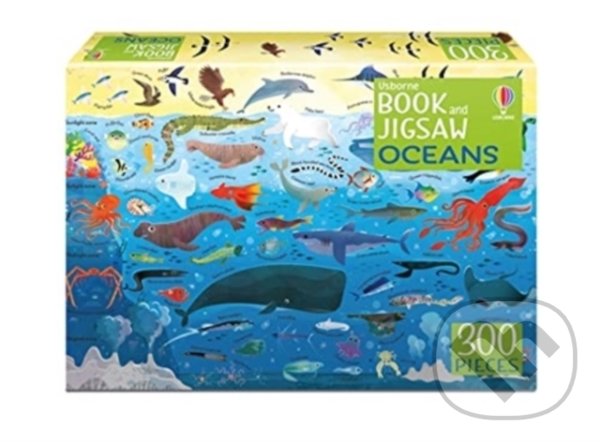 Book and Jigsaw Oceans - Sam Smith, Gareth Lucas (ilustrátor), Usborne, 2022
