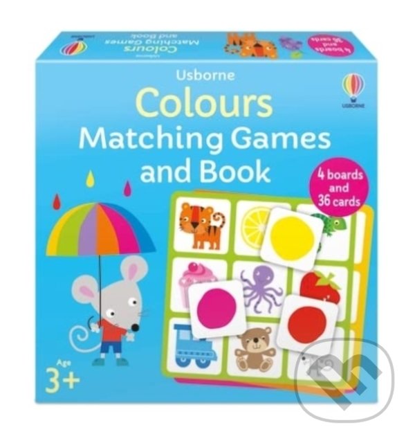 Colours Matching Games and Book - Kate Nolan, Jayne Schofield (ilustrátor), Usborne, 2022