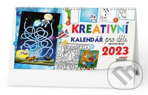 Stolní Kreativní kalendář pro děti 2023, Baloušek, 2022