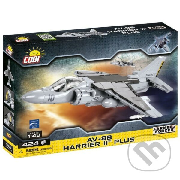 Levně Armed Forces AV-8B Harrier II Plus, 1:48, 424 kostek, - hra z kategorie Stavebnice