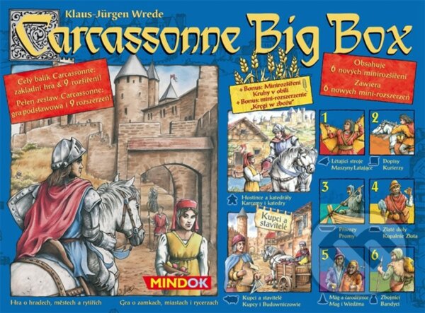 Carcassonne Big Box - Klaus-Jürgen Wrede, Mindok, 2013