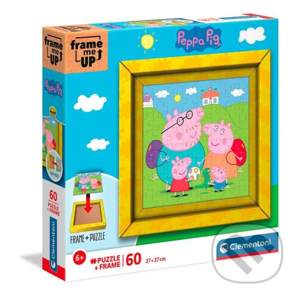 Levně Frame me up - Prasátko Peppa - puzzle z kategorie 15 – 60 dielikov