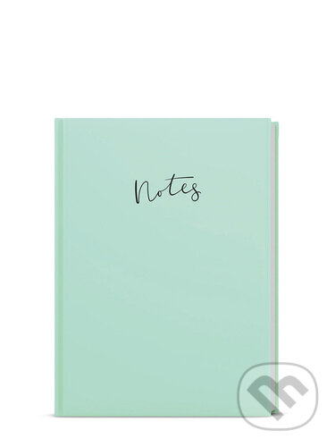 Levně Notes linkovaný Pastel - zelená