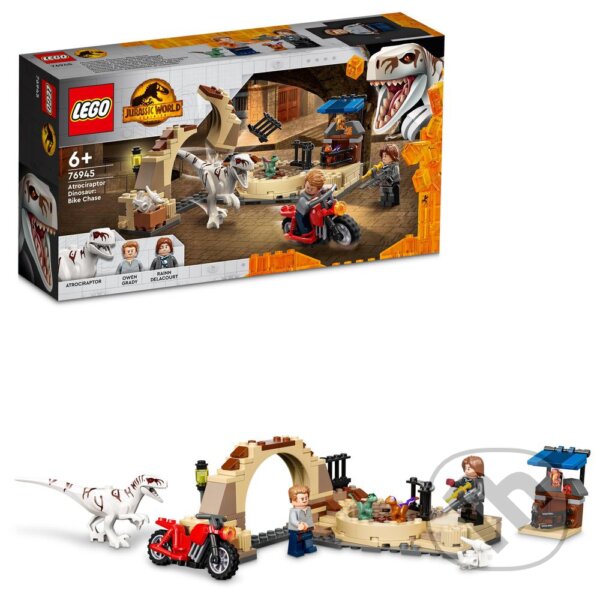 Lego Jurassic World 76945 Atrociraptor: naháňačka na motorke, LEGO, 2022