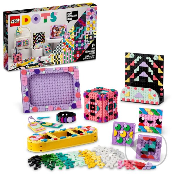 Spoločenská hra: Lego DOTS 41961 Dizajnérska sada – Vzory (LEGO). LEGO, 2022