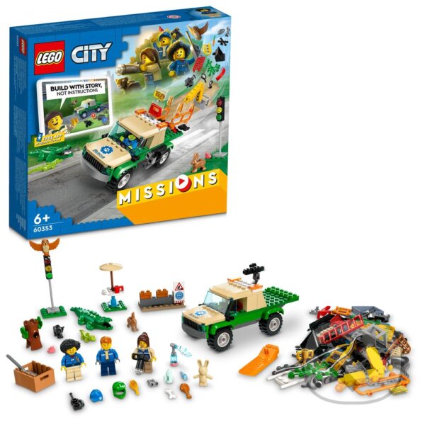 Lego City 60353 Záchranná misia v divočine, LEGO, 2022