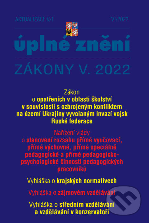 Levně Aktualizace V/1 - Nařízení vlády o stanovení rozsahu přímé vyučovací