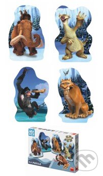 Puzzle: Doba ľadová 4 v 1 (Dino). Dino, 2013