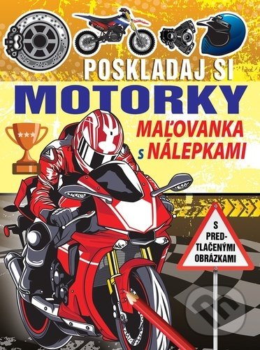 Levně Poskladaj si motorky - kniha z kategorie Omaľovávanky