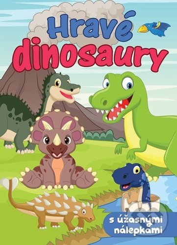 Levně Hravé dinosaury - kniha z kategorie Samolepky