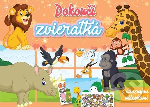 Levně Dokonči zvieratká - kniha z kategorie Omaľovávanky