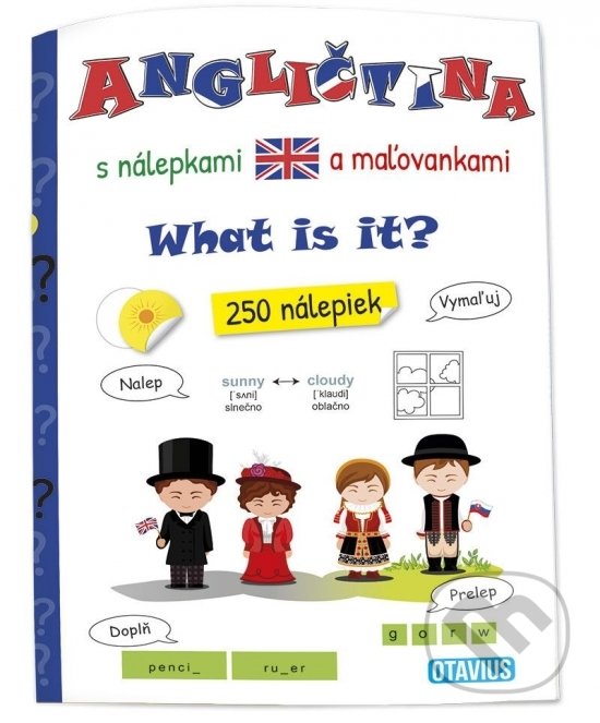 Levně Angličtina s nálepkami a maľovankami - kniha z kategorie Omaľovávanky
