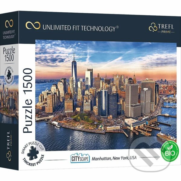 Levně Manhattan, New York, USA - puzzle z kategorie Mestá a stavby