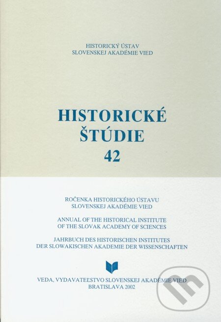 Levně Historické štúdie 42 - Kolektív autorov - kniha z kategorie História