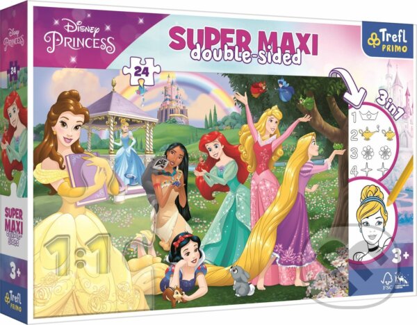 Levně SUPER MAXI - Disney Princess - puzzle z kategorie Maxi dieliky