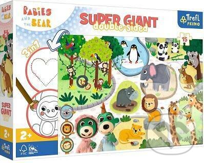 Levně GIANT- Deti na farme / Deti a Medveď - puzzle z kategorie Maxi dieliky