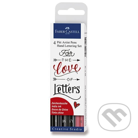 Levně Popisovač Pitt Artist Pen Handlettering 4 ks