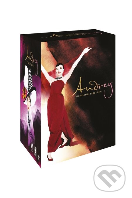 Levně Audrey – světová ikona filmu a módy (9DVD) - Terence Young, Billy Wilder, Stanley Donen, Blake Edwards, George Cukor, King Vidor, Richard Quine,…