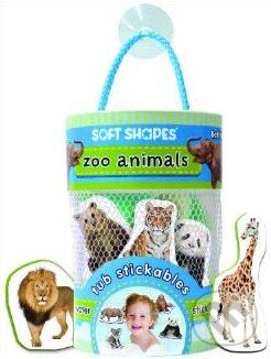 Levně Soft Shapes Tub Stickables: ZOO animals