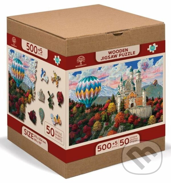 Levně Neuschwanstein, dřevěné - puzzle z kategorie Ostatné