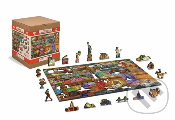 Levně Obchod, dřevěné - puzzle z kategorie Ostatné