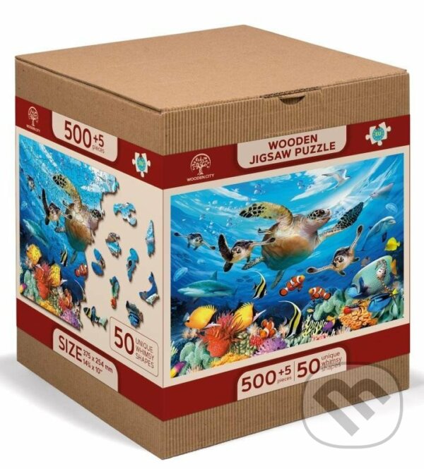 Levně Život v oceánu, dřevěné - puzzle z kategorie Ostatné