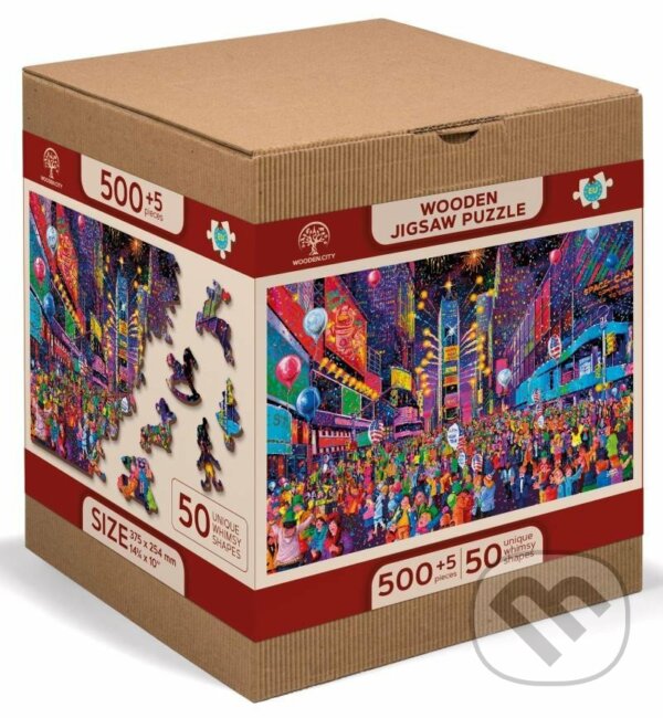 Levně Nový Rok, dřevěné - puzzle z kategorie Ostatné