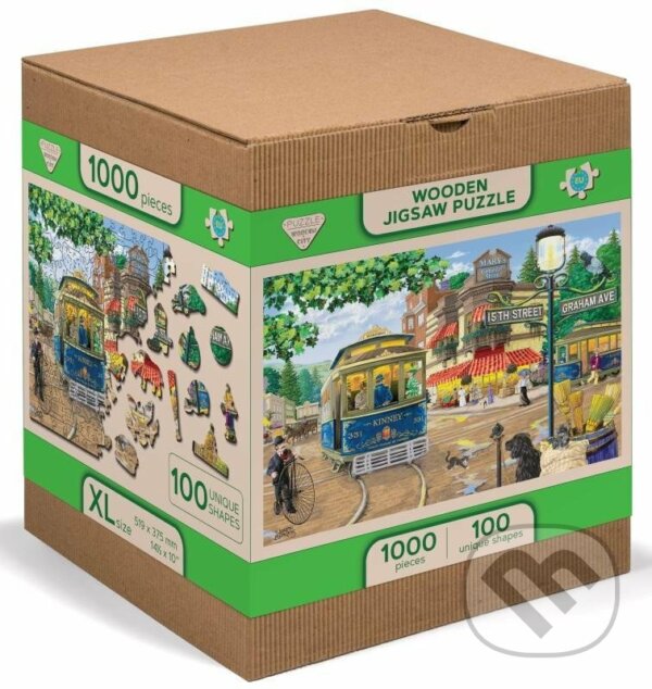 Levně Victorian Street, dřevěné - puzzle z kategorie Ostatné