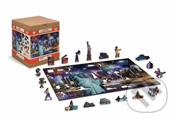 Levně New York v noci, dřevěné - puzzle z kategorie Ostatné