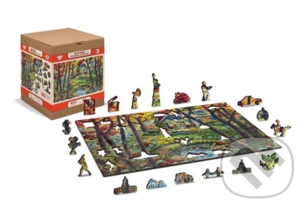 Levně Chalupa v lese, dřevěné - puzzle z kategorie Ostatné