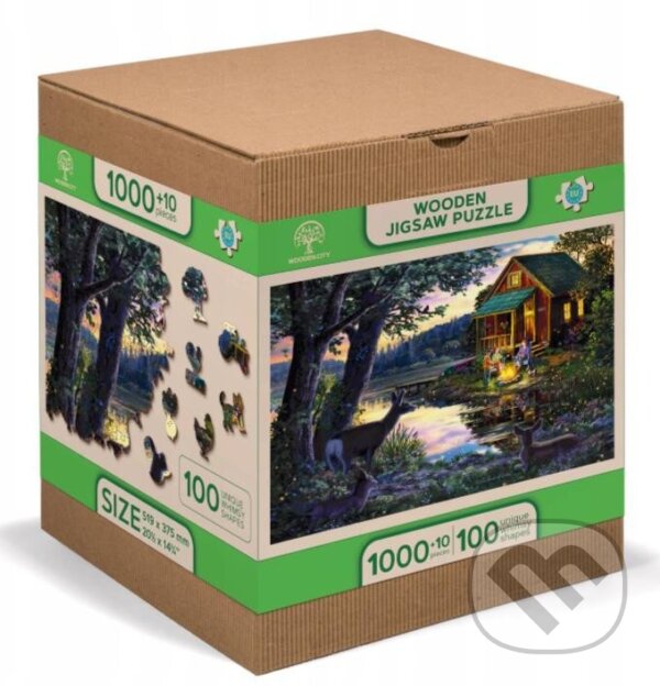 Levně Večer u jezera, dřevěné - puzzle z kategorie Ostatné