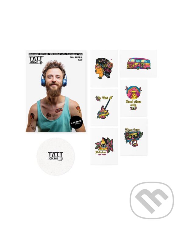 Levně TATTonMe Tetovačky Hippie sada