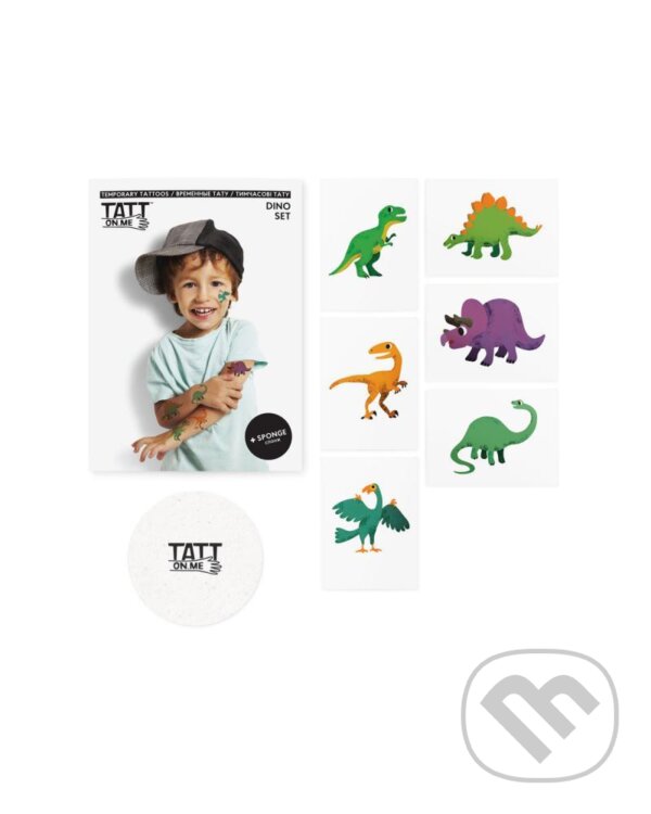 Levně TATTonMe Tetovačky pre deti Dinosaury sada