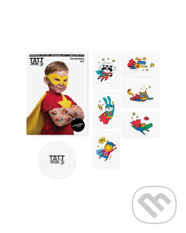 Levně TATTonMe Tetovačky pre deti Super hrdinovia sada